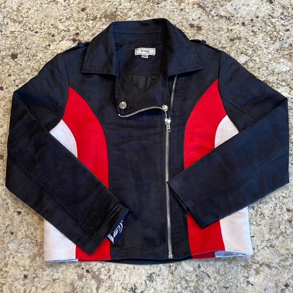 D-Signed by Disney Girls Moto Jacket Size Small